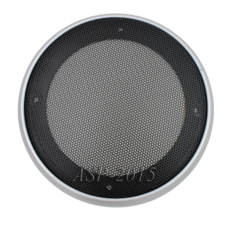 Wlke 2 Stuks 8 "Speaker Coaxiale Staal Sub Mesh Grills Cover Woofer Cover 240 Mm Zwart Frame auto Metalen Speaker Cover