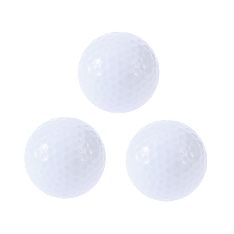 3 Pcs Lichtgevende Night Golfballen Led Light Up Golf Ballen Glow In The Dark Heldere Langdurige Herbruikbare Night golfbal