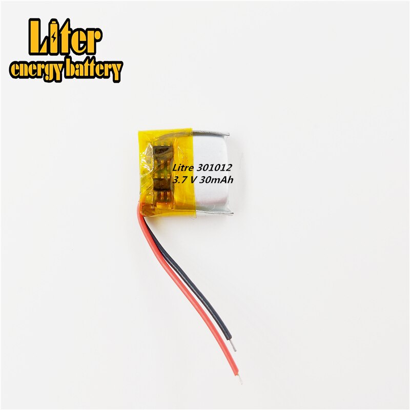 301012 3,7 V 30mAh Lithium li Polymer Batterie Für bluetooth Headset kopfhörer Mp3 lautsprecher maus Recorder 031012