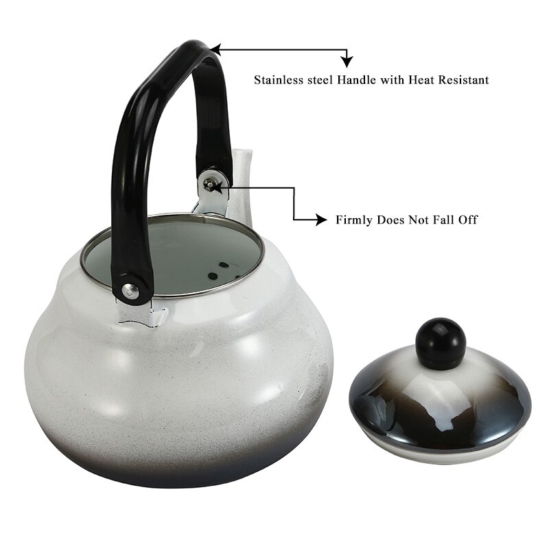 1.5L 2.0L 2.5L Emaille Water Pot Koffie Thee Pot Chinese Traditionele Creatieve Wsater Ketel voor Thuis Keuken