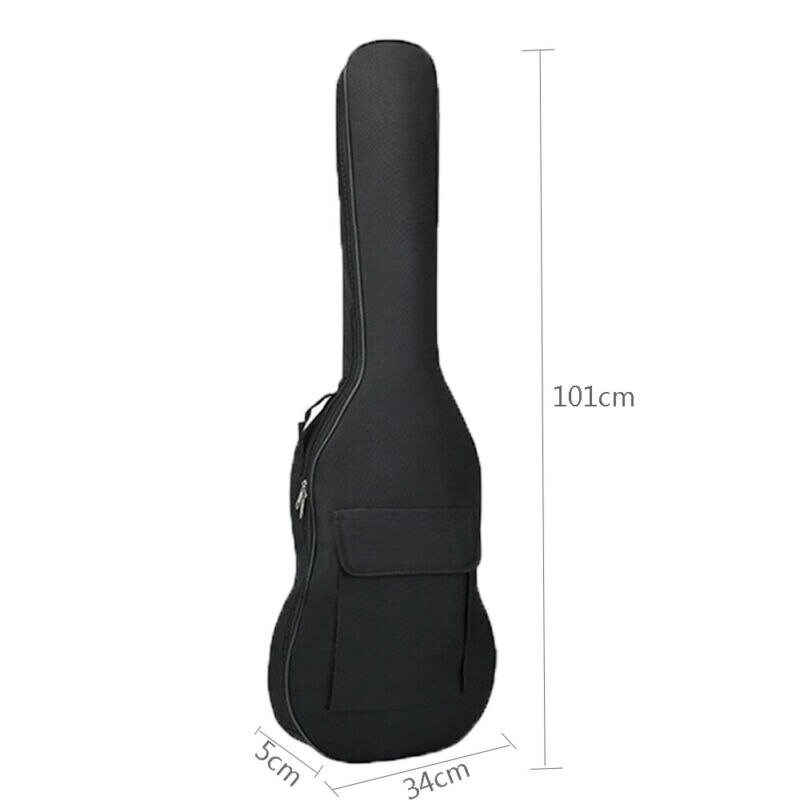 Oxford akustisk gitarrväska svart vadderade instrumentväskor vattentäta elgitarrbasväskor bärväska väska hållare