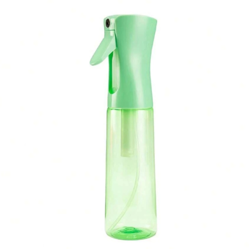 300ml garrafa de spray de alta pressão colorido claro beleza cabeleireiro pulverizador recarregável névoa spray dispensador para limpeza de plantas: Verde claro