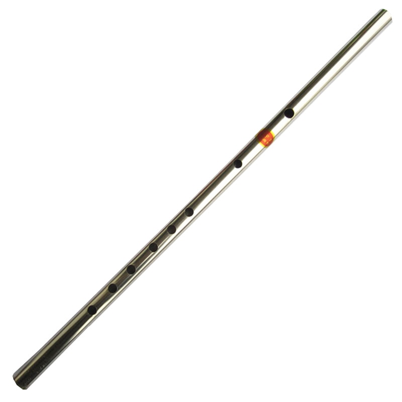Flauta de acero inoxidable, instrumento Musical tradicional chino Dizi como Flauta de bambú en F Key, Flauta transversal para principiantes