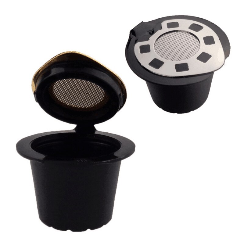 3Pcs Hervulbare Herbruikbare Nespresso Capsule Filter Pod Mand Voor Nespresso Machine