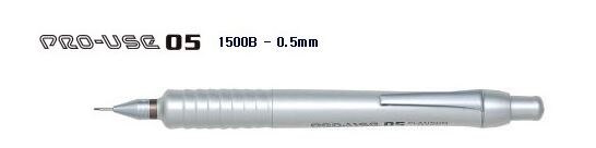 Platinum pro-use ii mekanisk penna råmetallstav msd -1500 japanskt ursprung: 05mm