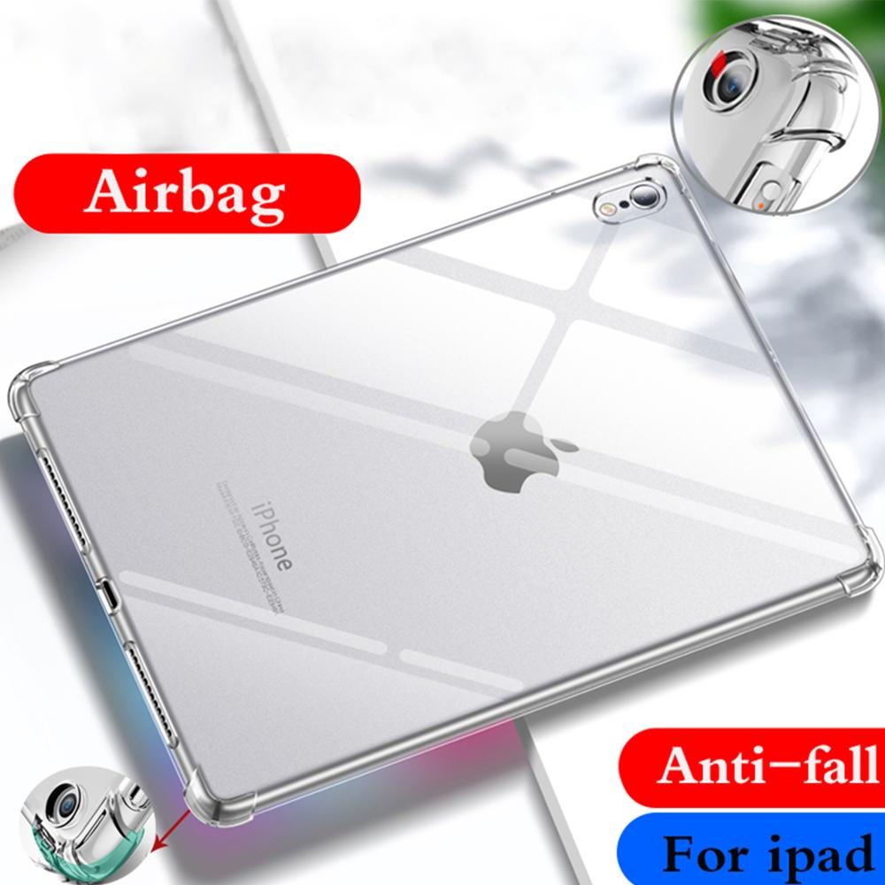 Case Voor Apple Ipad 5 6 9.7 ' Siliconen Soft Shell Tpu Airbag Cover Clear Beschermende Capa Voor ipad 5th 6th Generatie