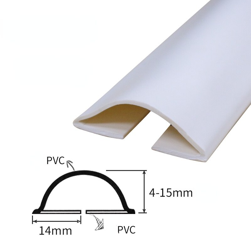 Door Bottom Guard Seal Strip Under Door Draft Stopper Energy Saving Wind Blocker Excluder Protector Door Draught Excluder Bath: white
