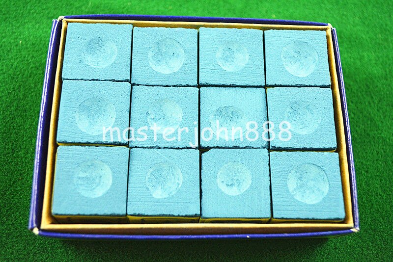 2pcs TUNGHO Pool Billiards Snooker Cubes Chalk Light Blue