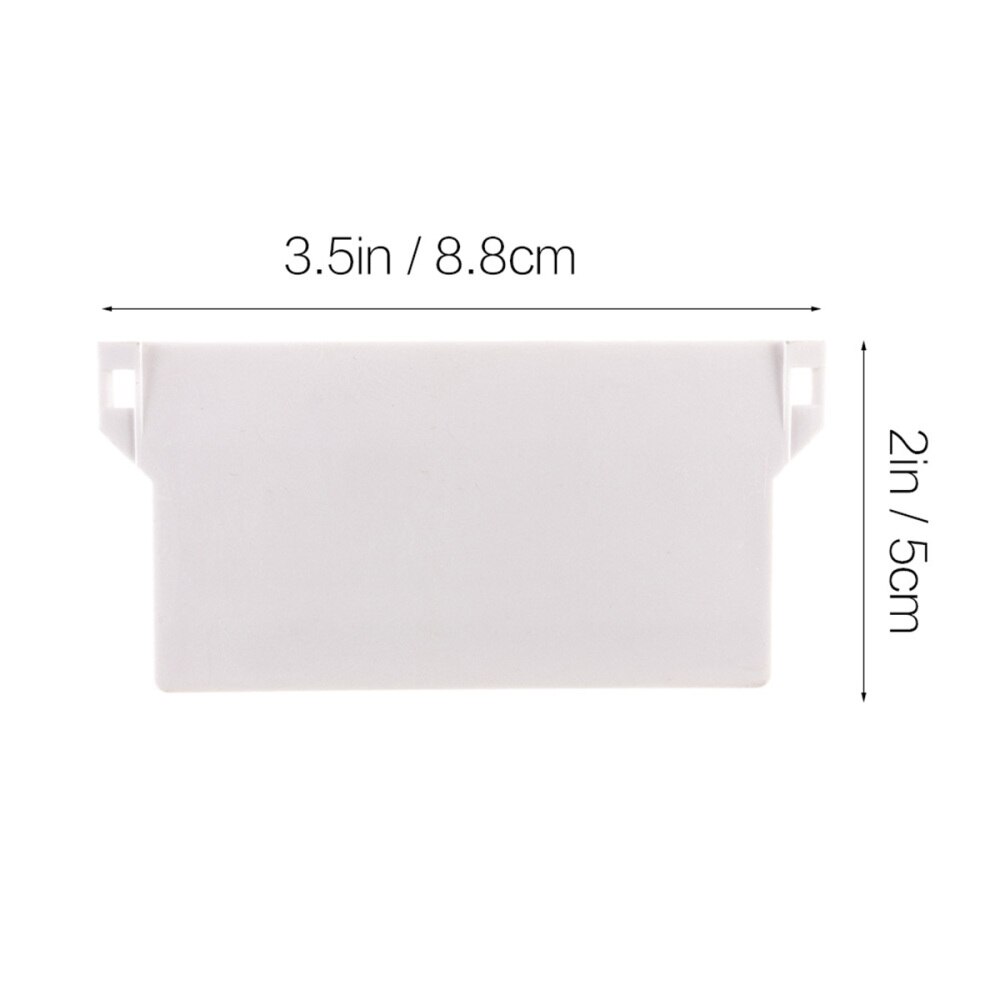10PC 89MM Vertical aveugle blanc fond poids lattes Portable en plastique plaque inférieure PVC Vertical aveugle raccords rouleau accessoires
