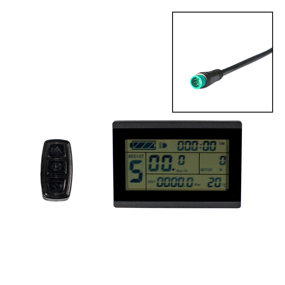 Ejoyqi Kt LCD3 Elektrische Fiets Lcd Display 24V 36V 48V 72V Ebike Computer Panel Ebike Display voor Elektrische Fiets Lcd Display: 24V 36V 48V  WP