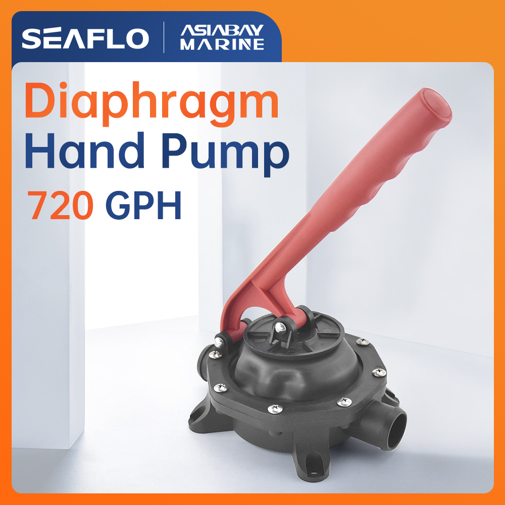 SEAFLO Marine Boat Manual diaphragm hand Bilge Pump with Water Transfer and Self-Priming, High-Flow, Suitable for Wine and Juice