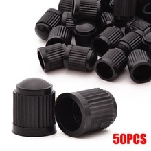 50 stuks/partij plastic auto motor vrachtwagen wiel band ventieldop stofkap zwarte band lucht wiel ventieldopjes