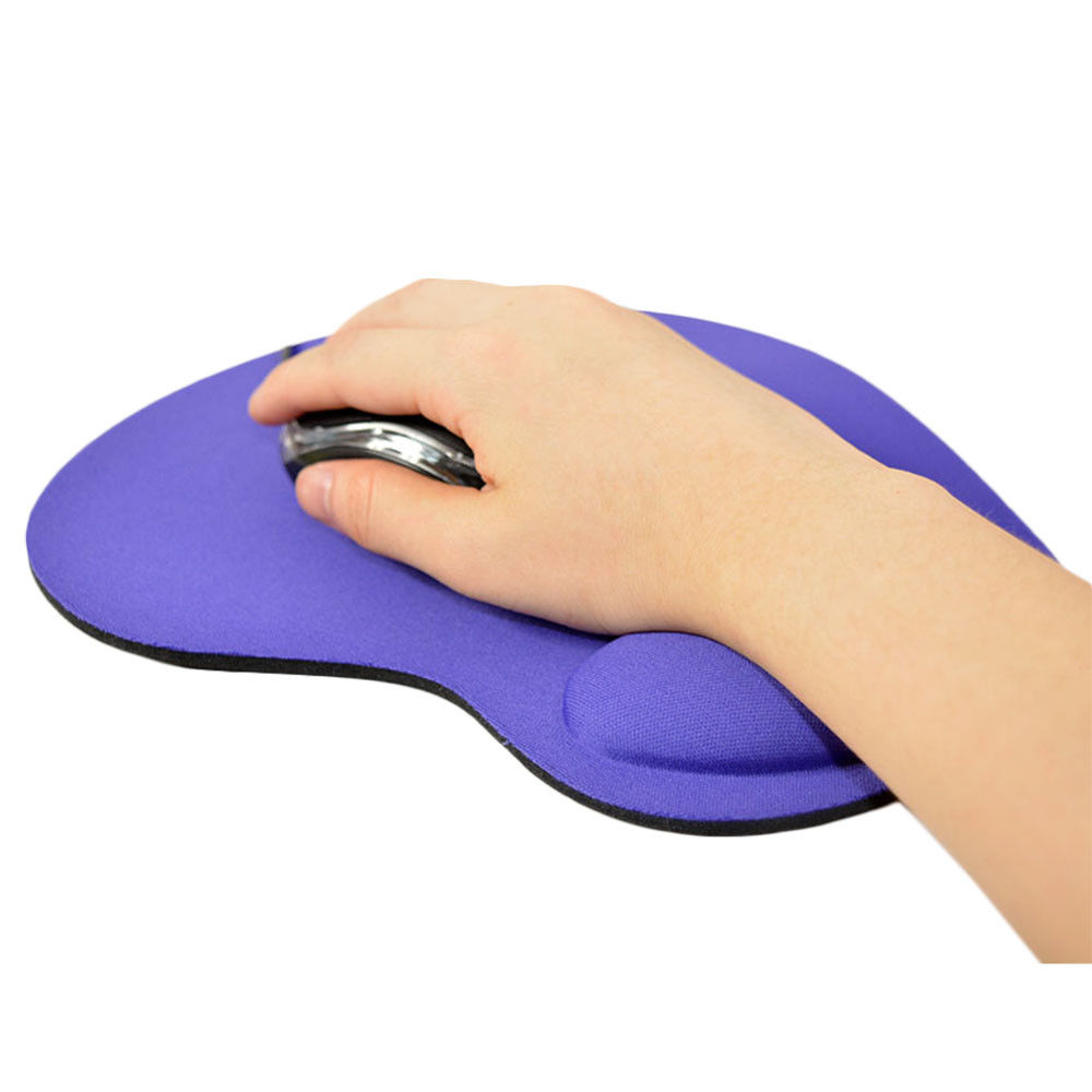 Game Mouse Pat Silicone Soft Anti Slip Mouse Pad With Wrist Rest Support Mat For Computer Gaming PC Laptop Muismat Solid Color