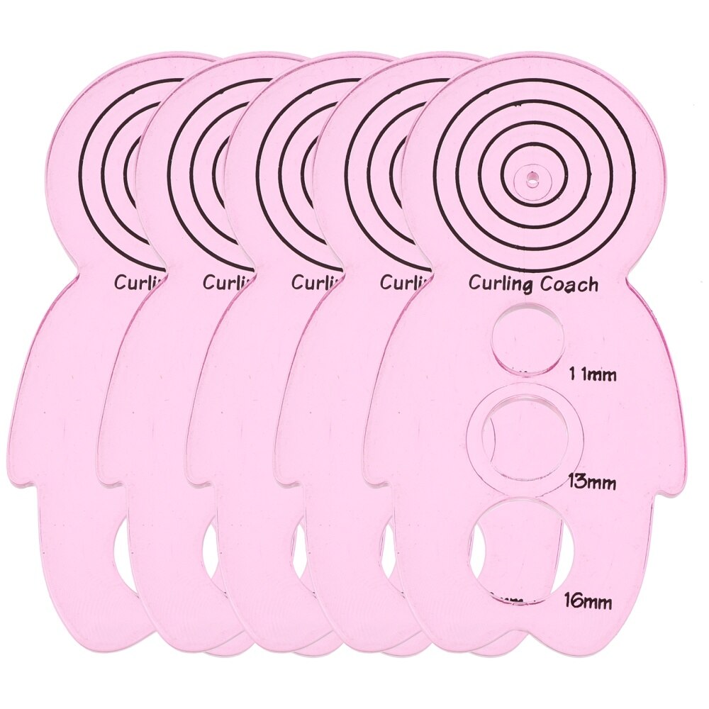 5 Pcs Paper Quilling Tool Cute Curling Coach DIY Accessory for Home Office Paper DIY