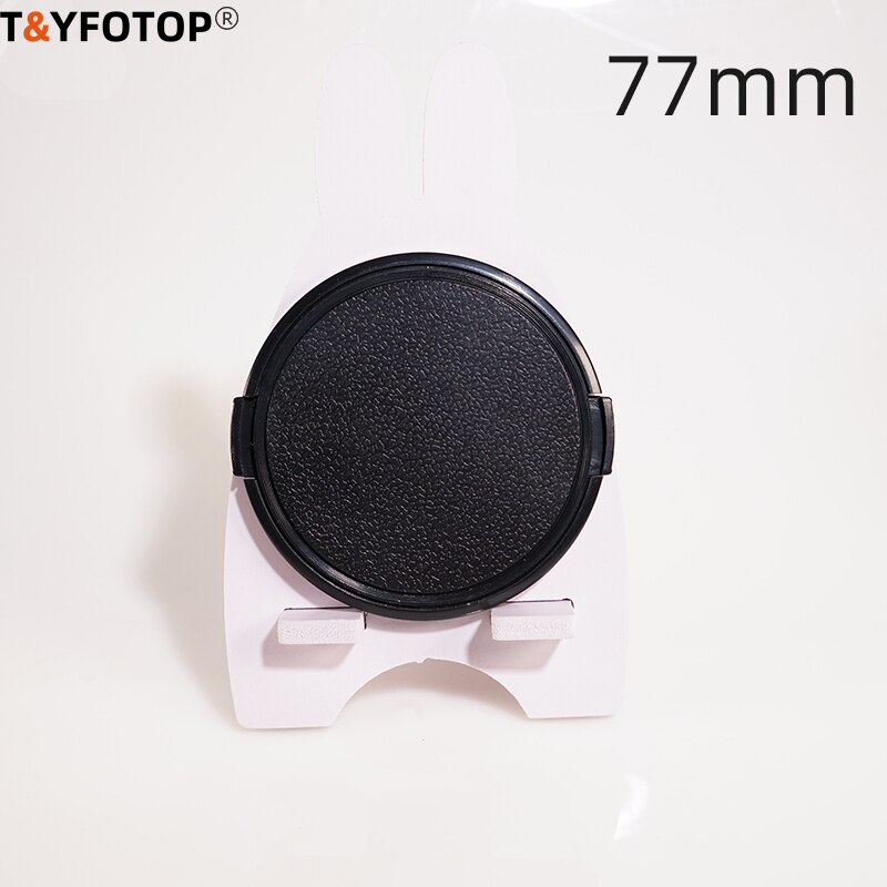 Rozmiar 49mm 52mm 55mm 58mm 62mm 67mm 72mm 77mm 82mm Snap-On obiektyw przednia osłona obiektywu aparatu etui na Sony Alpha obiektyw do lustrzanki cyfrowej Protector: 77mm