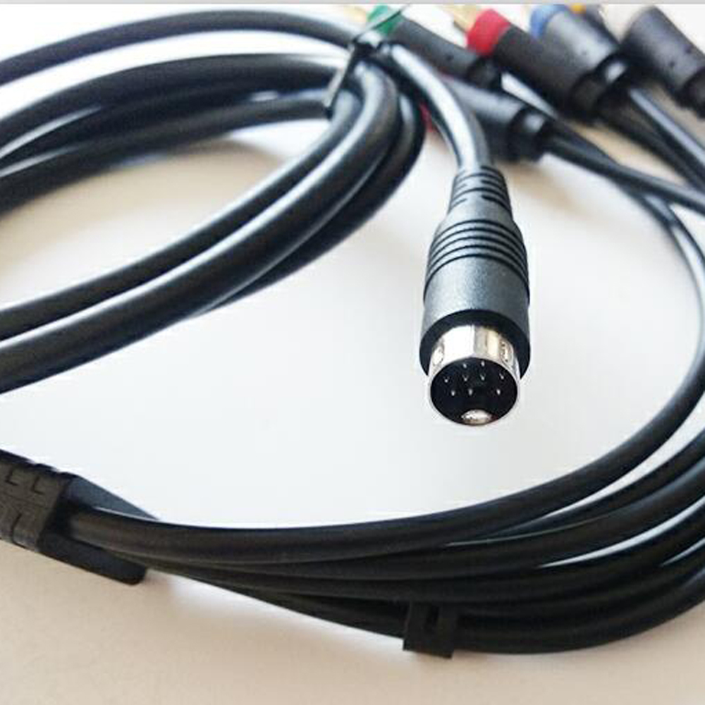 Cable compuesto para SEGA Mega Drive MD2, Cable RCA de 16 bits para Sony PVM, BVM, NEC, XM, UPSCALER, BNC, no componente