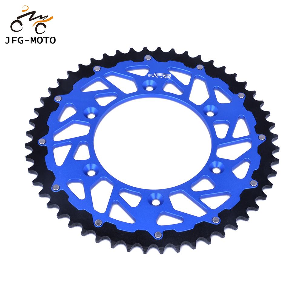 Moto 48 49 50 51T CNC Pignon de Chaîne Pour YAMAHA YZ125 TTR230 WR250F WR250R WR250X YZ250 YZ250F YZ426F WR426F WR450F YZ450F