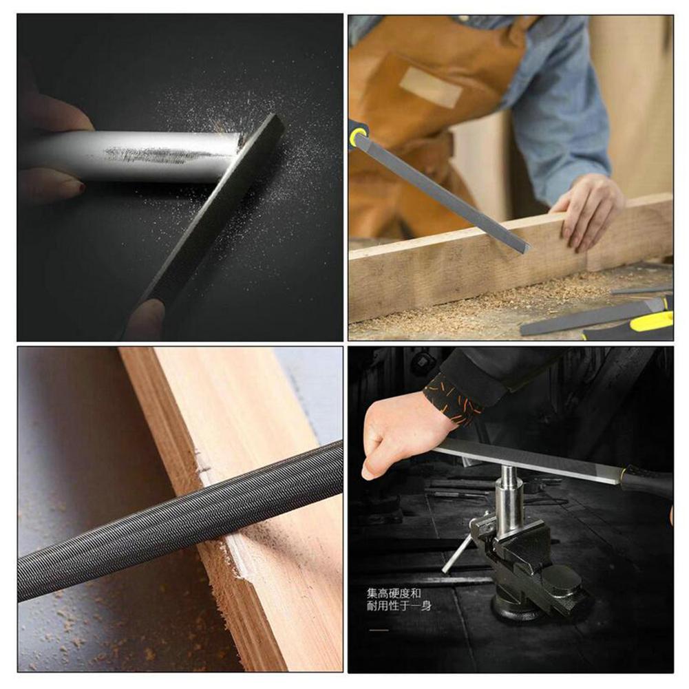 19PCS Metal File Set Needle Files Steel Brush Heavy Duty Carbon Steel Files Sharpening Tool For Woodwork Hand Sanding