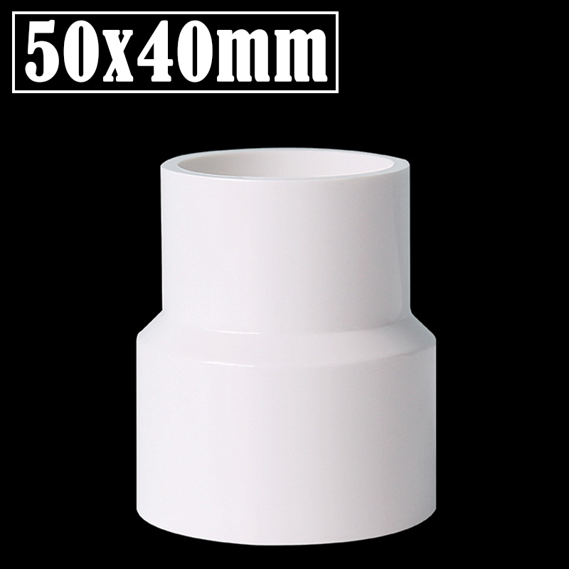 2 Stks/partij 20/32/40/50 20/25/32/40Mm Pvc Rechte Verminderen Connectors aquarium Fish Tank Adapter Tuin Watering Buis Connector: Paars