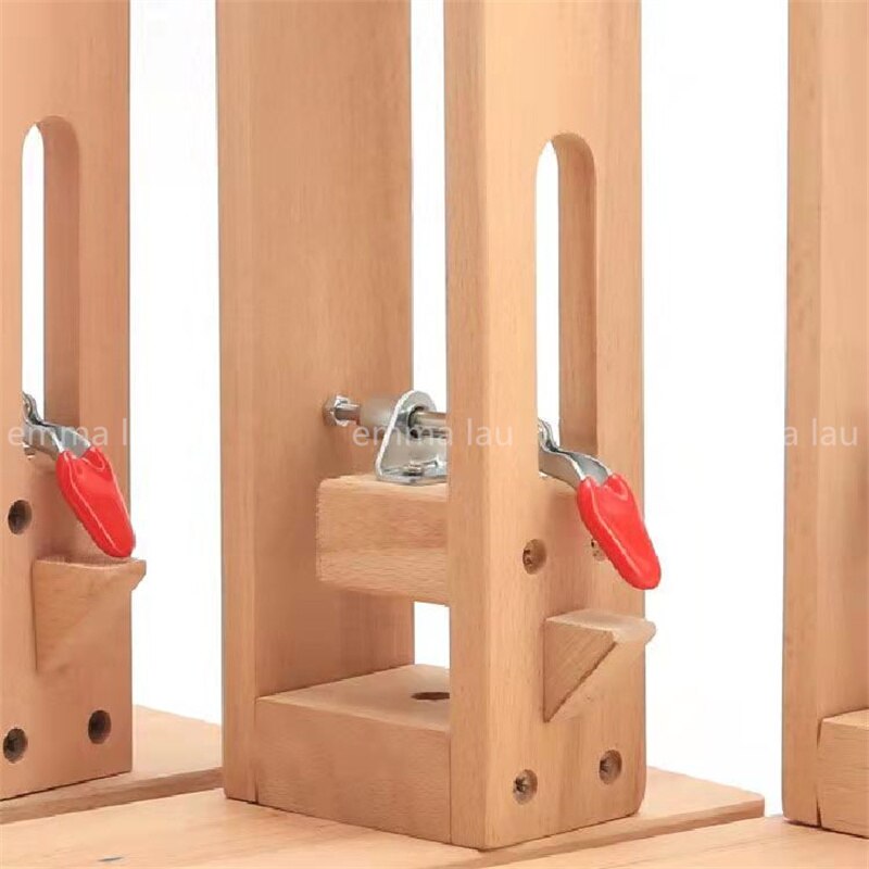 Pince de retenue en bois pour cuir, pince de couture artisanale pour bricolage, pince de laçage, outil à main, maroquinerie