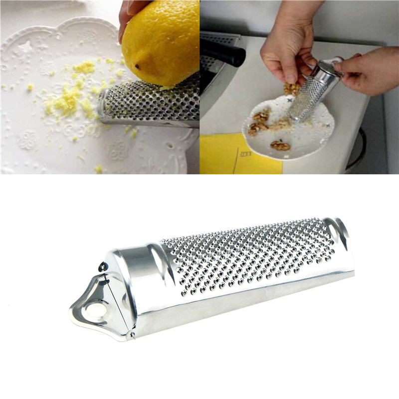 1pc alsidigt håndholdt muskatnød med citrus zester ingefær rive køkken i rustfrit stål