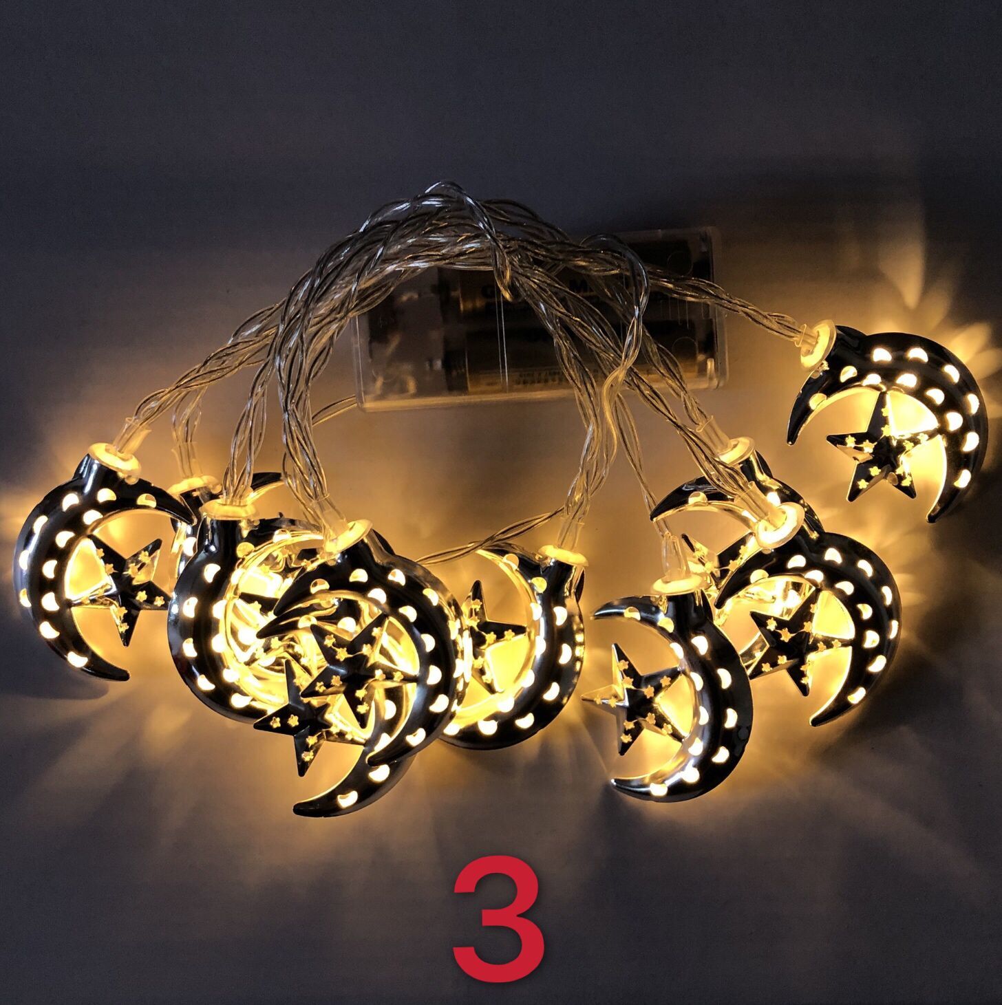 Decoratieve lichtslingers led sterren maanlicht lamp gekleurde lampjes: 3