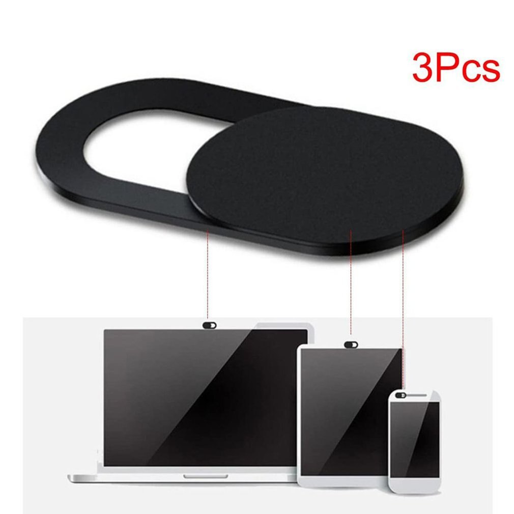 3pcs Plastic Camera Shield Stickers Eye Protection Anti-Hacker for Mobile PC Tablet PC Laptop Privacy Cover