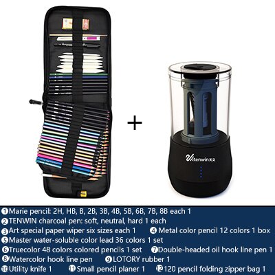 Sketch Drawing Pencil Set Pack Painting Pencil Bag Tool Sketch Pen School Art Writing Stationery Supply 7401