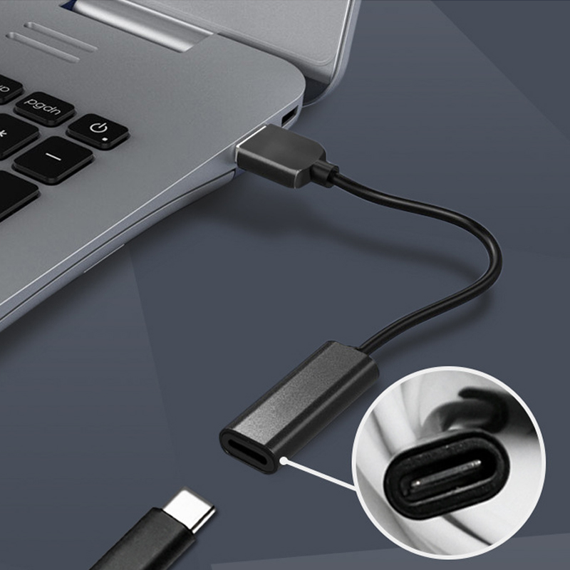 65W PD Type C USB 3.1 Power Adapter Cable Female to Power Connector Converter 4.0*1.35 5.5*2.5 4.5*3.0 4.0*1.7m