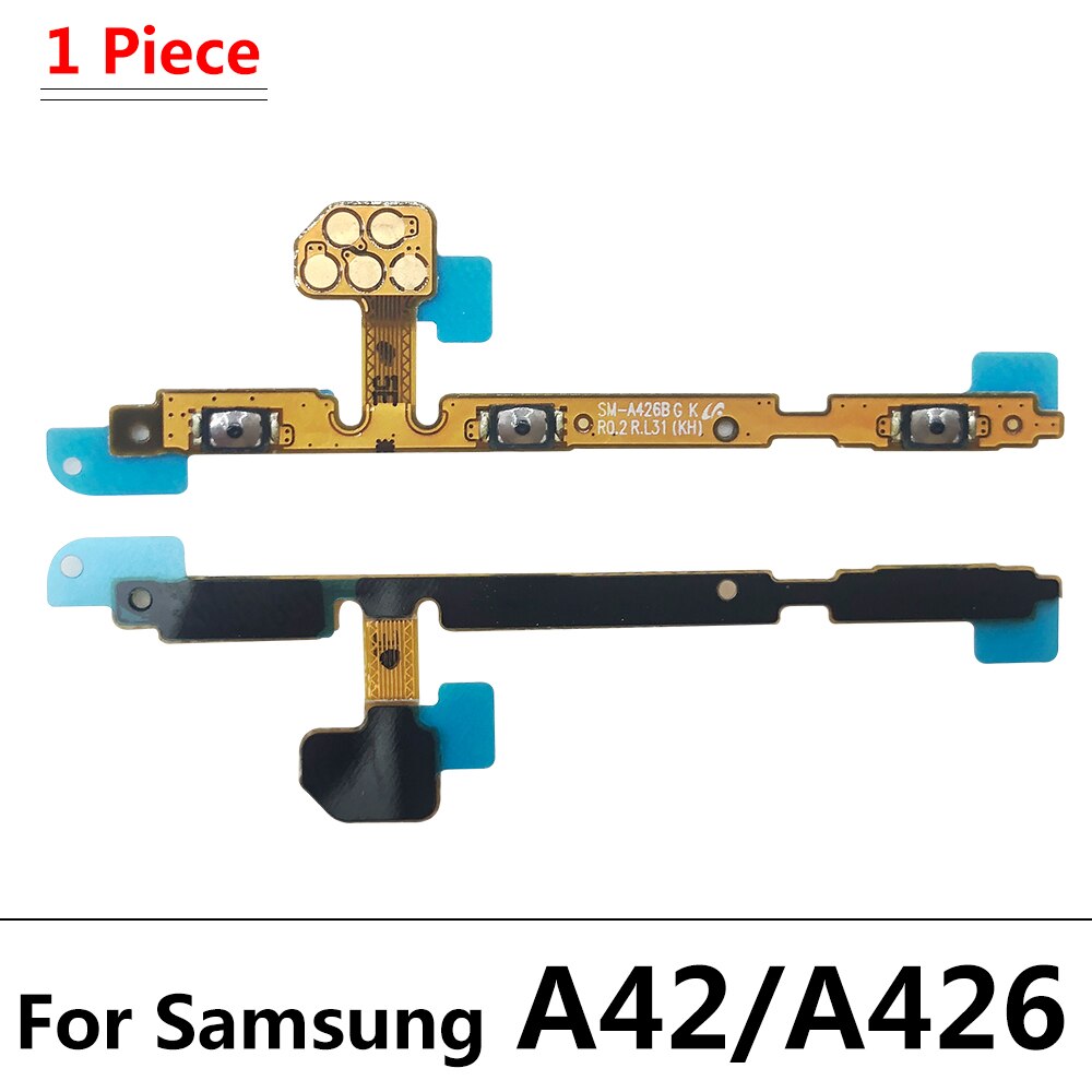 Przełącznik zasilania On / Off przycisk klawisz głośności przycisk Flex Cable dla Samsung A01 A11 A10S A20S A30S A51 A10 A20 A30 A40 A50 A60 A70 A42: A42