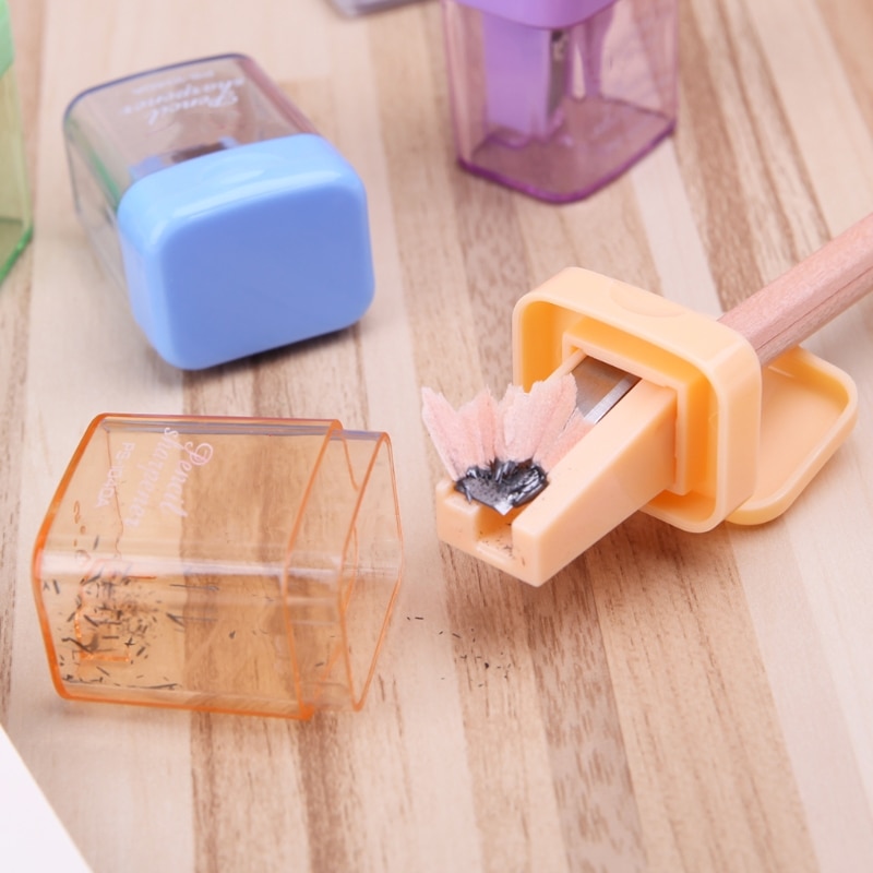 Mini Manual Pencil Sharpener Hand Portable Desktop Tool Student School Supplies