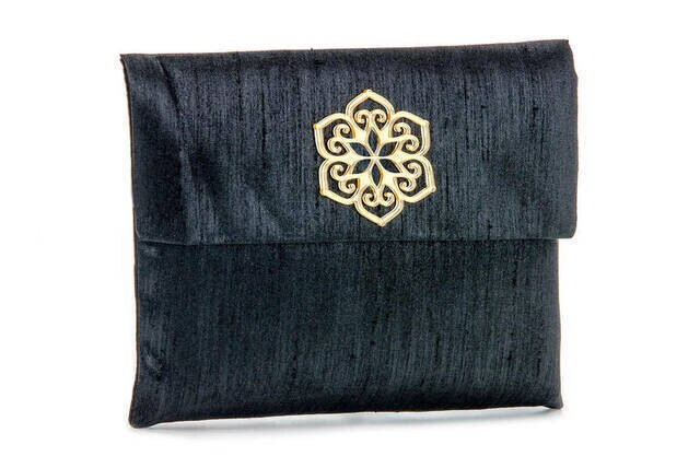 Bedekt Yasin Boek-Bag Size-Gebedskleed-Rozenkrans-Marsupial-Zwarte Kleur-Mevlid