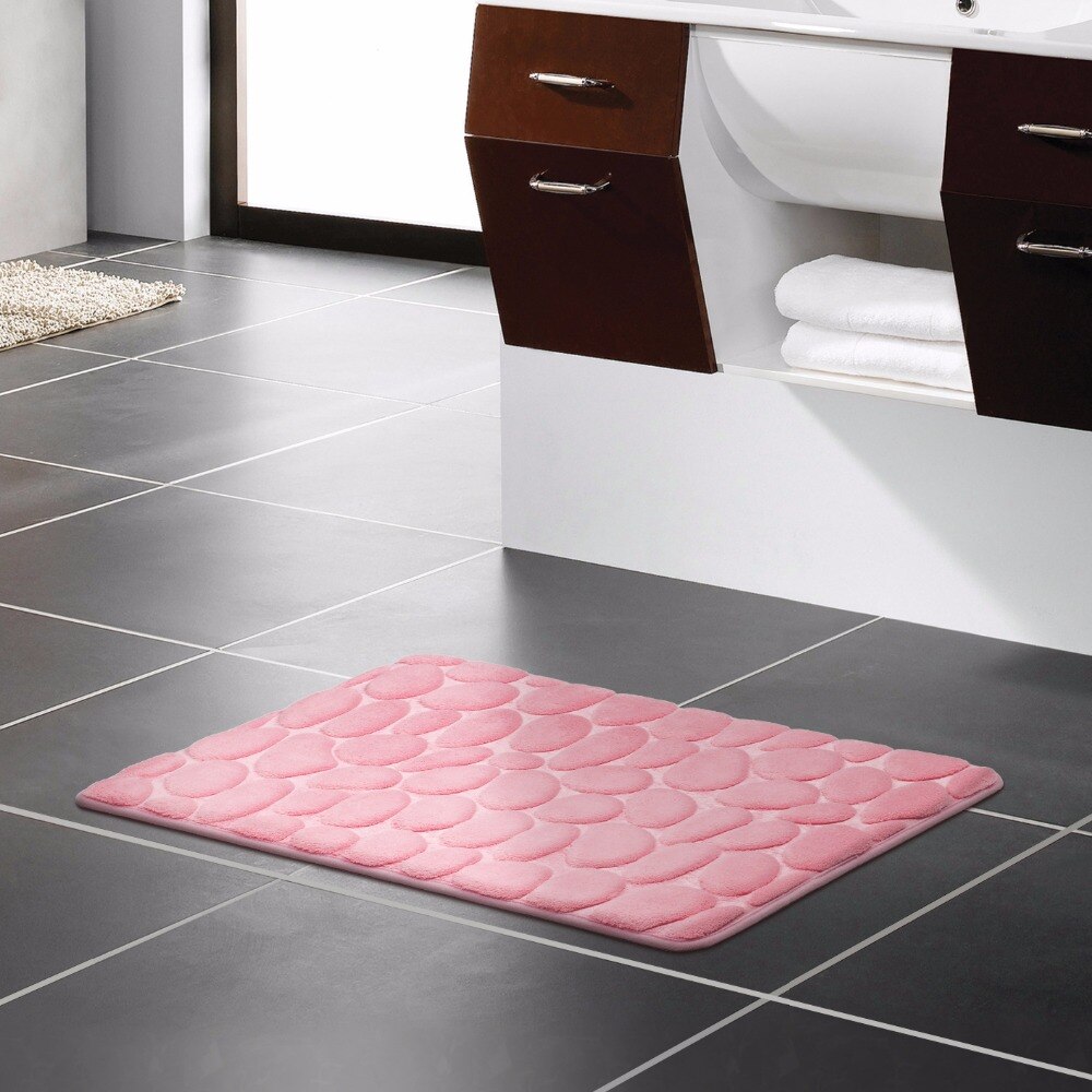 3D Steen badkamer mat 40*60 cm Foam Geheugen Matten badkamer tapijt Voor Vloer Badmat Antislip tapijt Deurmat tapete banheiro YH-S-002