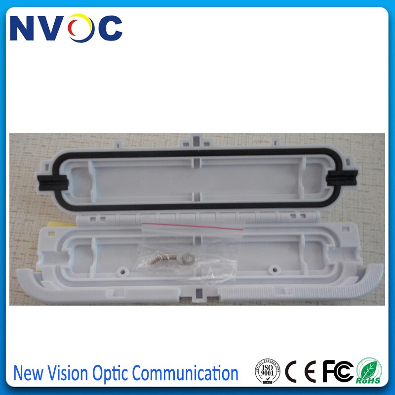 10 stks/partij, FTTH Fiber Optische Kabel Bescherming Doos, kleine Ronde Buis Krimpkous te Beschermen Fiber Splice Lade