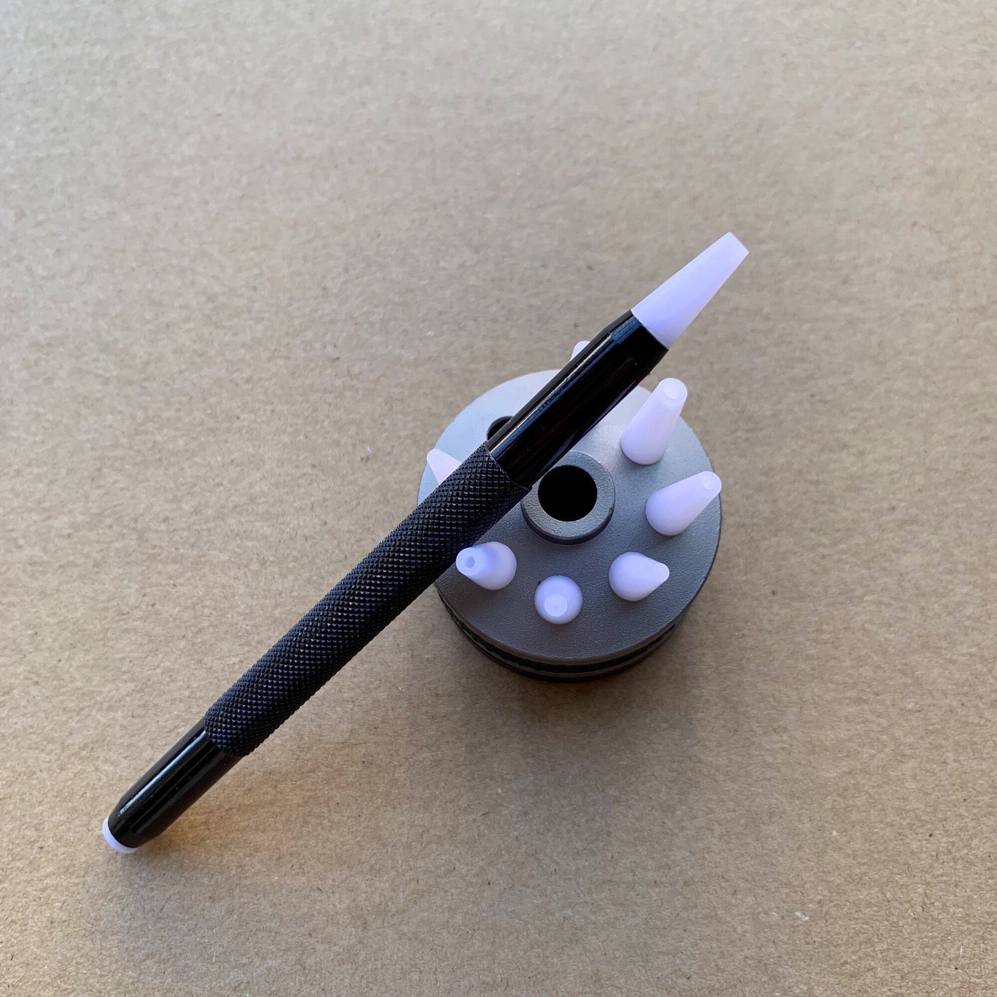 Stijl horloge wijzers montage gereedschapset 8 plastic maten voor het installeren van horlogewijzers gereedschap voor horlogemakers