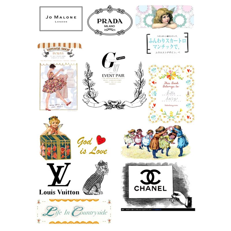 2 stk takk ord diy dekor scrapbooking kule tidsskrift skrivesaker klistremerker album planlegger papir dagbok klistremerke: Sz09505