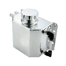 Universal- 1L Aluminium Auto Kühler Kühlmittel Erweiterung Legierung Panzer Mit Ablauf Stecker 1000 Ml