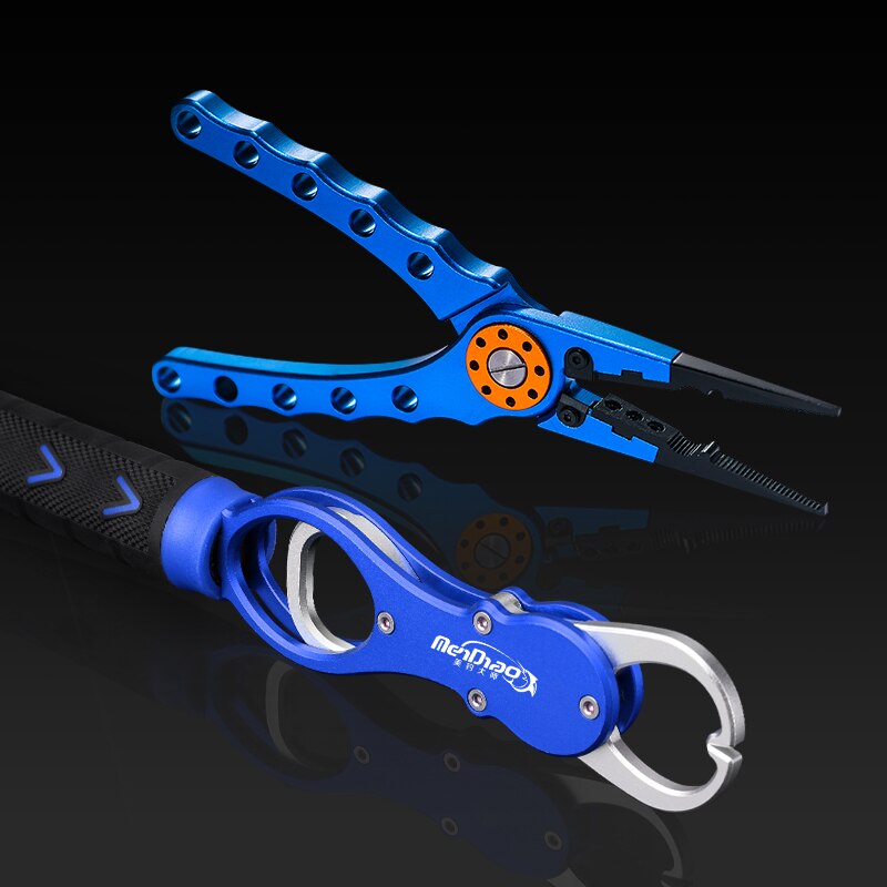 Aluminiumlegering vistang vislip grip set snijlijn verwijder haak splitring karpervisartikelen voor het vissen: Groente