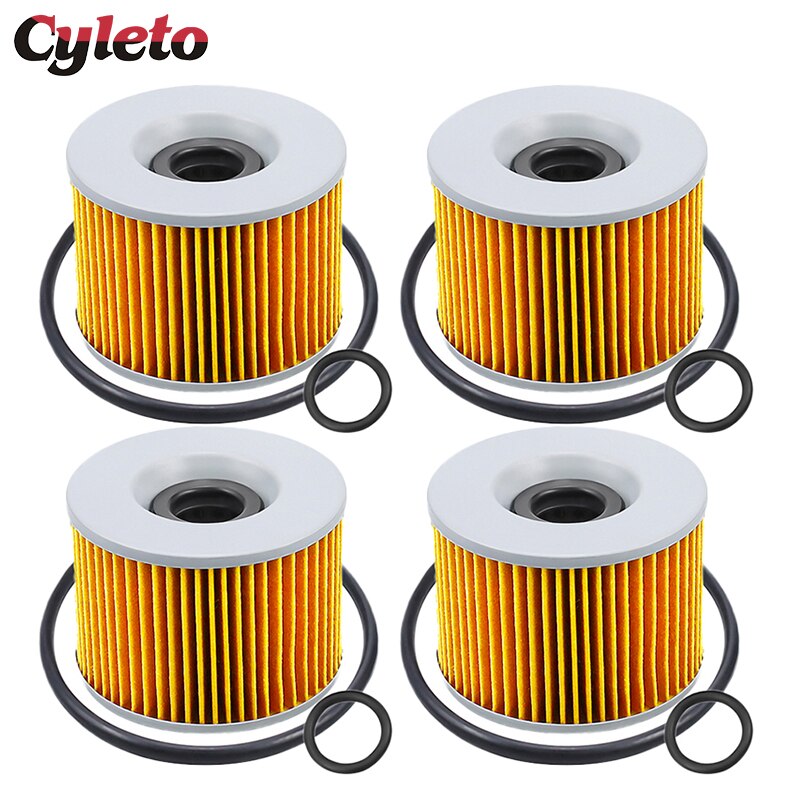 1/2/4 Pcs Motorcycle Oil Filter for Kawasaki ZX400F ZX550 GPZ550 ZX600 Ninja 600R ZX 600 ZX750 ZX900 ZX1000 ZX1100 ZX7 ZX10 ZX11