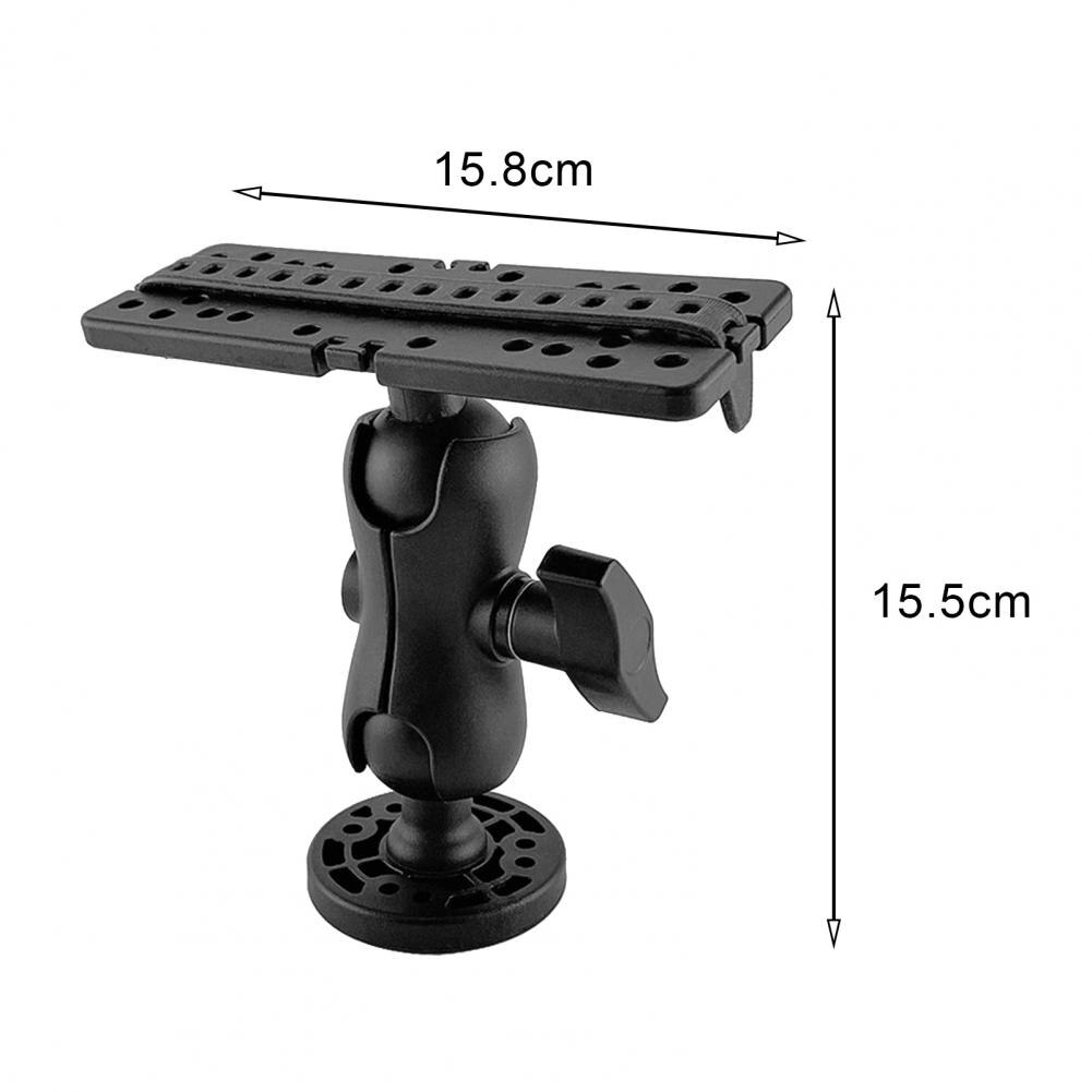 Fishfinder 360 Graden Ronde Gemonteerd Beugel Vis Finder Tool Swivel Bal Mount Base Fishfinder Gps Plaat Roterende Vis Detector