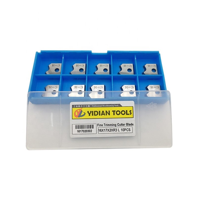 Carbide Fine Trimming Cutter Knives Cutter Inserts Profile Trimming Blade for Woodworking Edge Banding Machine