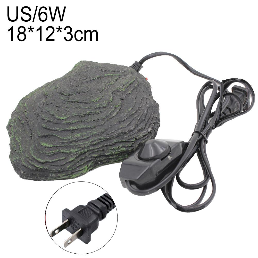 Reptile Pet Heating Stone Heat Wave Insulation Cave Hole Basin Branch Equipment Repticare Heater Rock Heatwave Stone: D