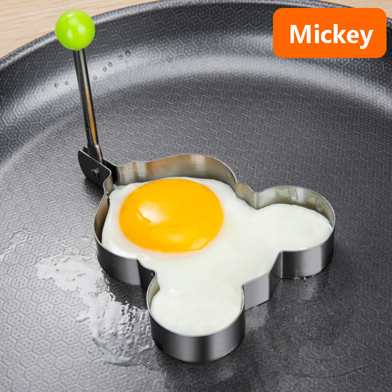 Fried Egg Pancake Shaper Egg Ring Mold Omelette Mold Egg Cooker Heart Star Shape Frying Egg Mould Cooking Kitchen Gadget