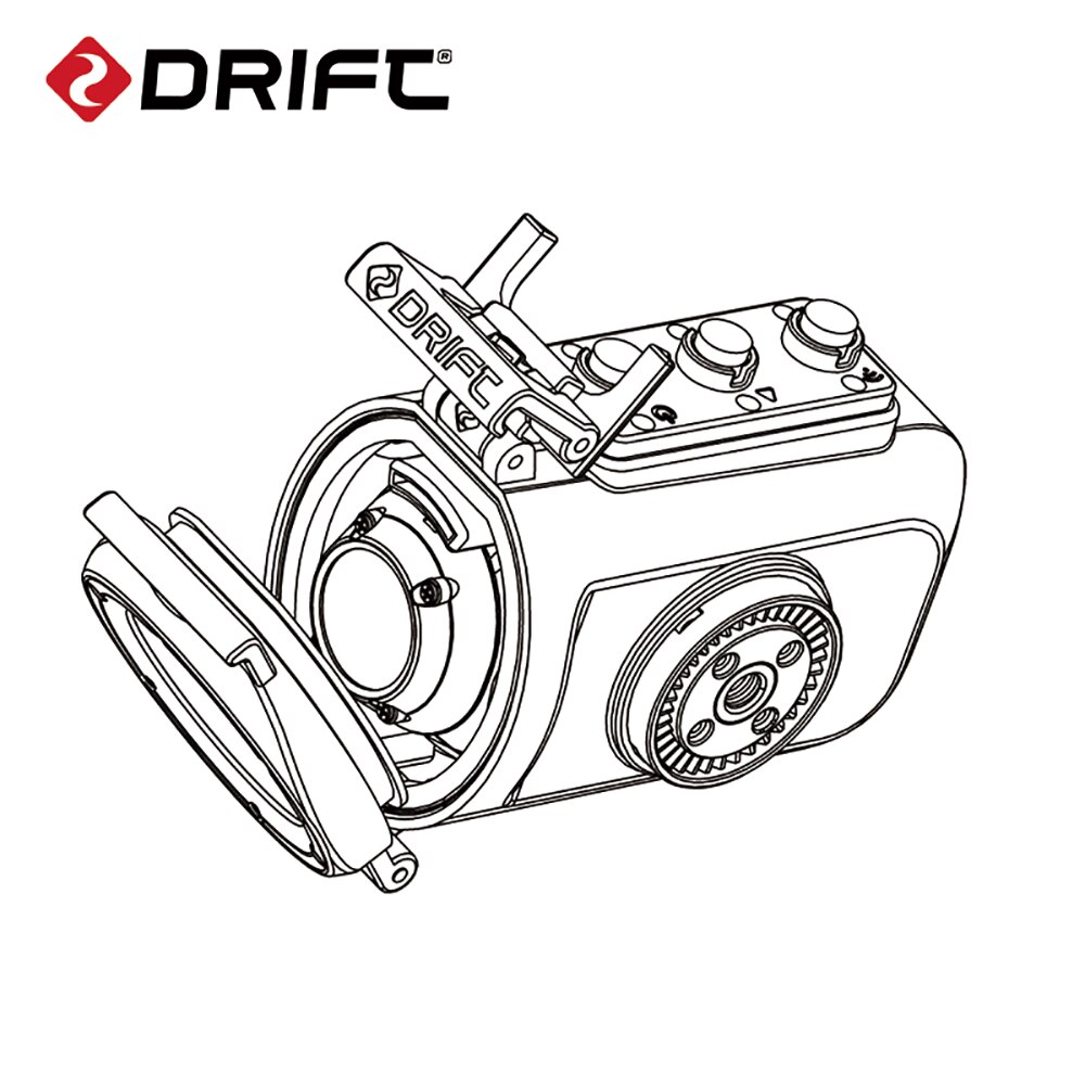 Drift 60M Waterproof Action Sports Camera Housings Cases for Ghost 4K & Ghost X