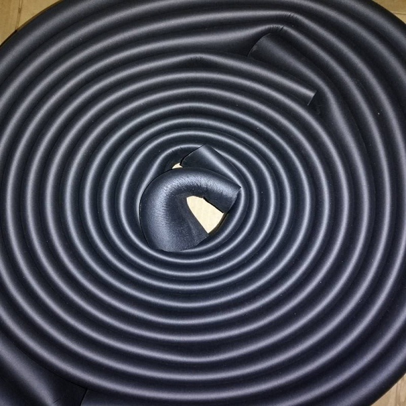 Sort 22/25/28mm( id ) 1m fitnessudstyr håndtag termisk isolering rør svamp skumgummi rør