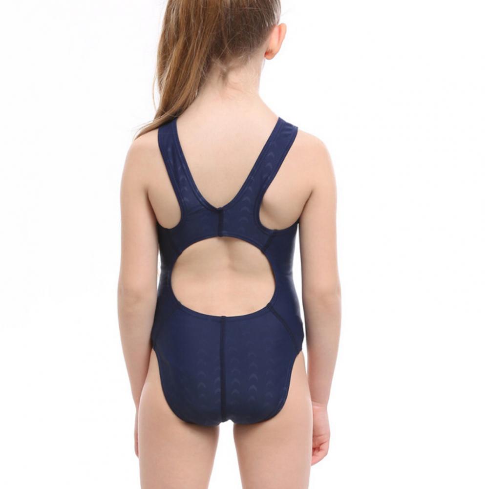 Children Swimsuit Super Soft Wear Resistant Nylon Sport One Piece Swimwear Children Bathing Suit for Kids