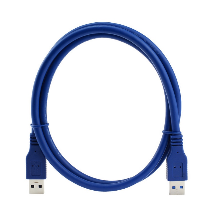 1 STKS USB 3.0 Cable Man Mannelijke AM AM USB3.0 Verlengkabel 0.3 m 0.6 m 1 m 1.5 m