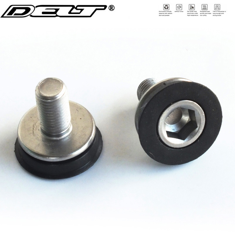 2/10pcs Bicycle screw Fixed gear Mountain Crank bolts BMX MTB Road bike cycling nuts Bottom Bracket central axis bolts M8 * 15mm