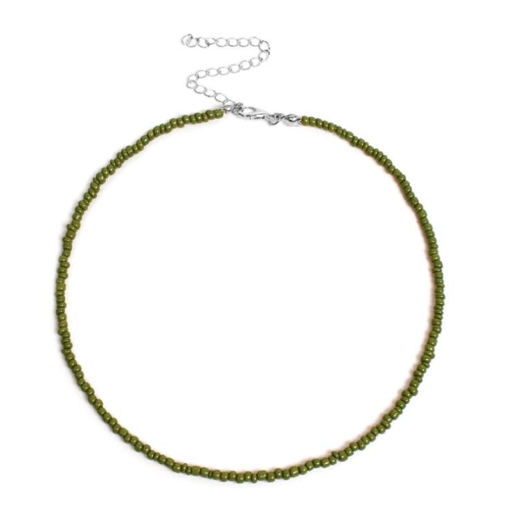 Collana girocollo con perline bianche della boemia per il commercio all&#39;ingrosso di gioielli di moda con collana a catena Vintage da donna: 2