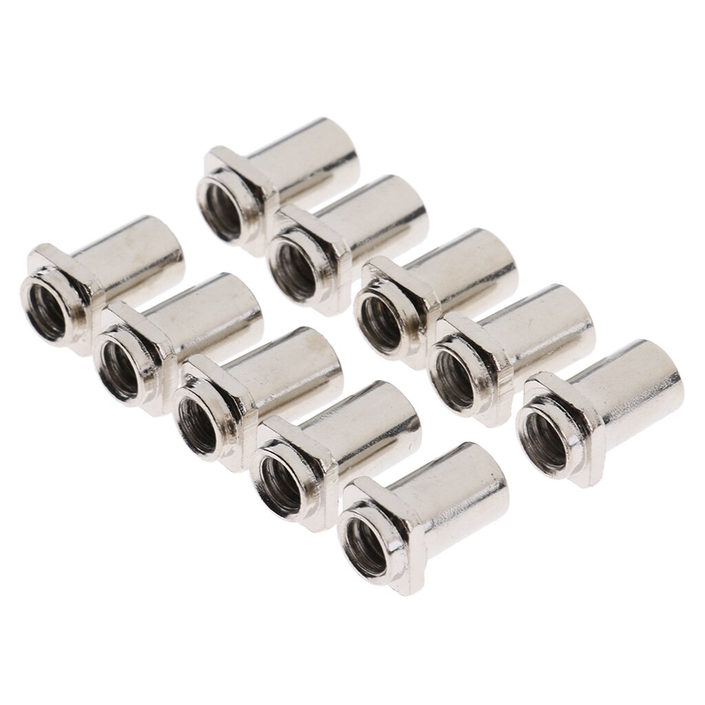 10 Pcs Drum Lug Swivel Nuts for Drum Percussion Instrument Parts